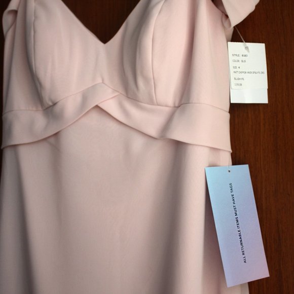 Kleinfeld Bridal Cold-Shoulder Bridesmaids Dress - Picture 8 of 8